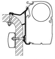 Thule Omnistor adapter Hymer B2 Klasse 5,50m