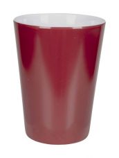 Bo-Camp Beker Two-tone Rood, per 4