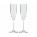 Travellife Feria champagneglas clear 2 stuks